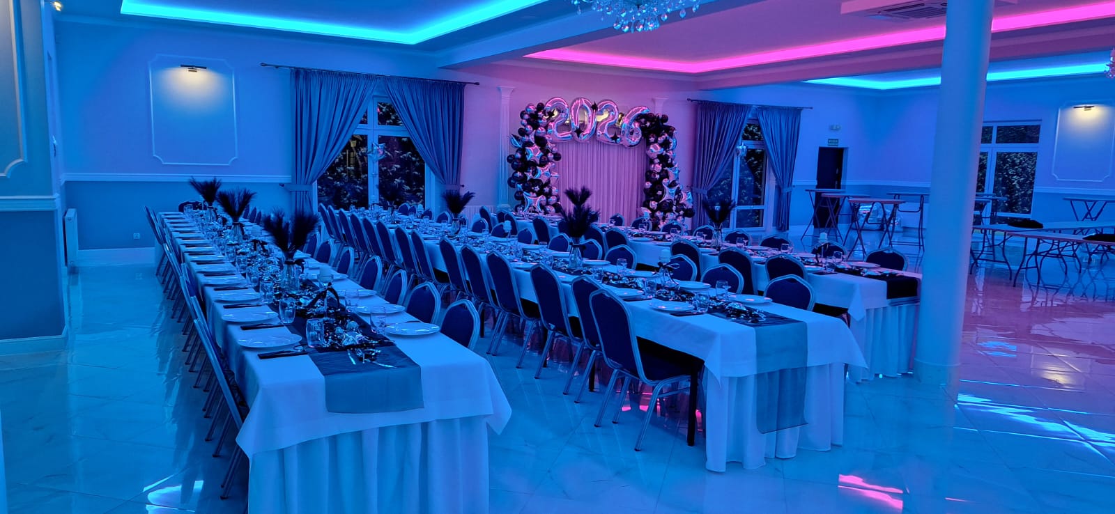 Sala Glamour pod Żyrardowem - przyjęcie 17, panorama wnętrz