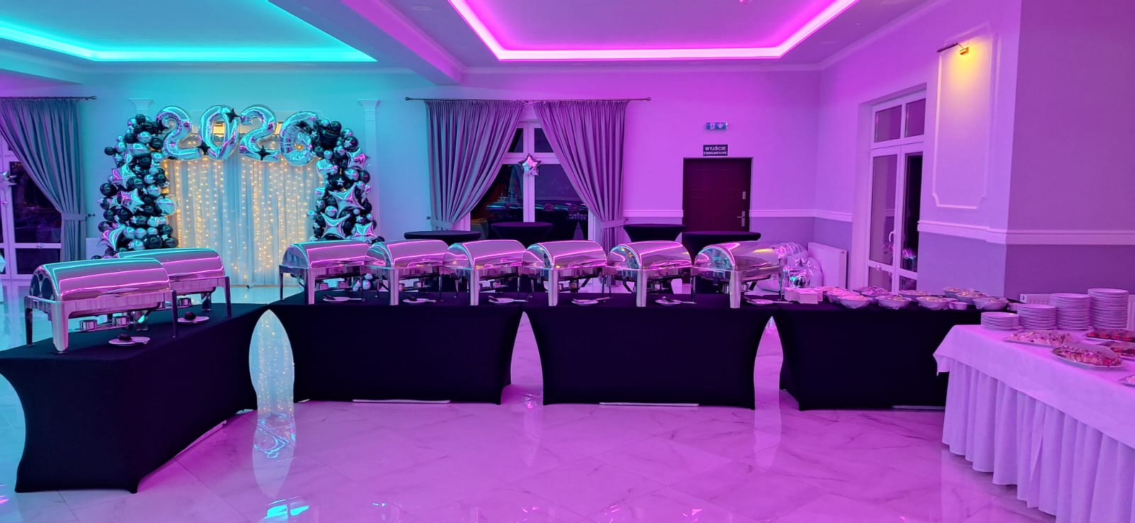 Sala weselna Glamour Chroboty - przyjęcie 04, klasyczna elegancja i atmosfera luksusu