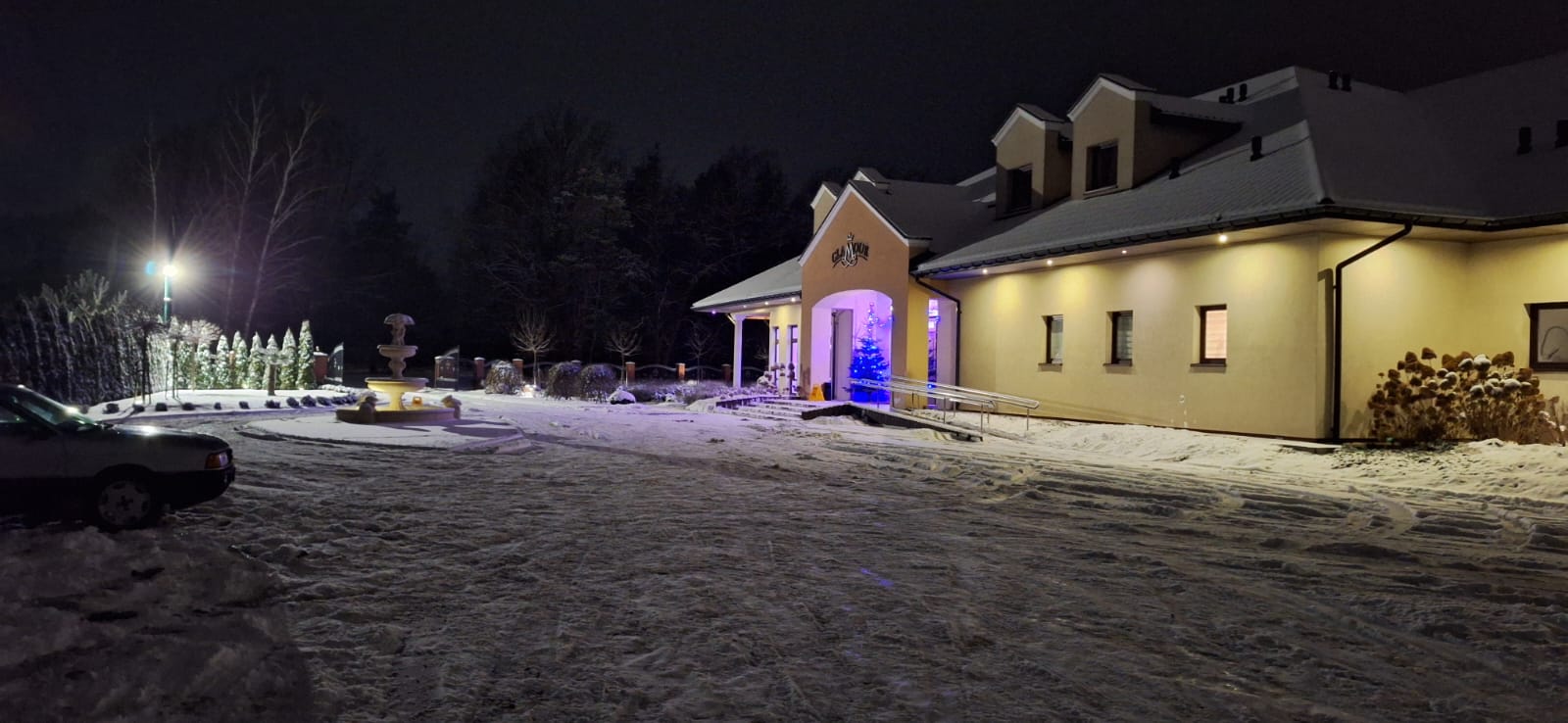 Sala Glamour - przyjęcie 12, dekoracje stołów